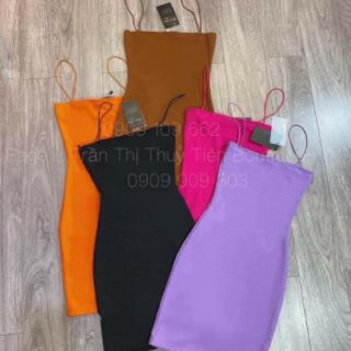 Siêu phẩm đầm tím borip dây bún