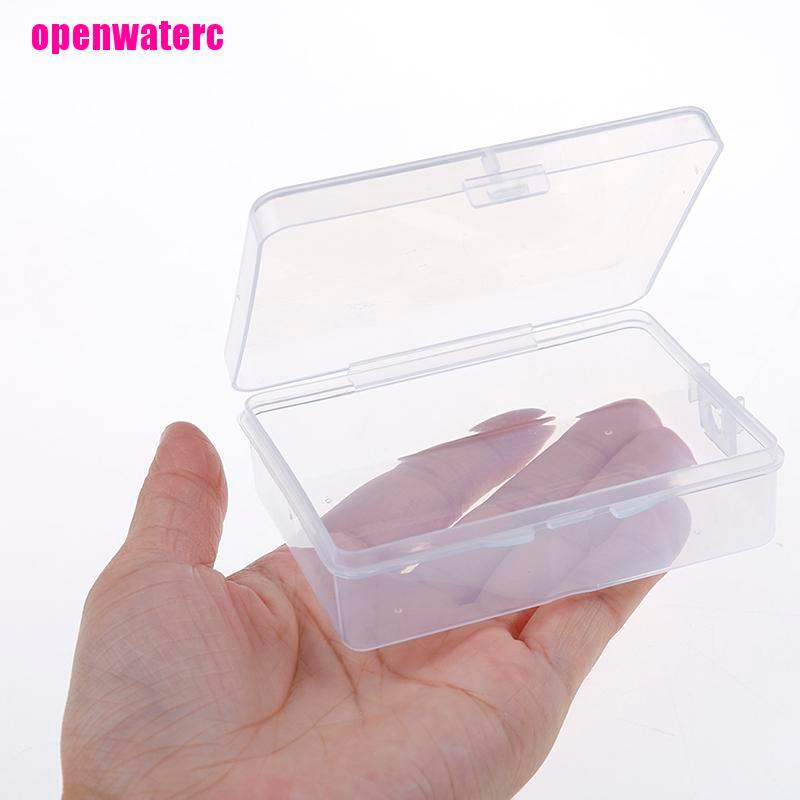 Hộp Nhựa Trong Suốt Hình Vuông Kích Thước 9cm * 6.5cm * 3cm