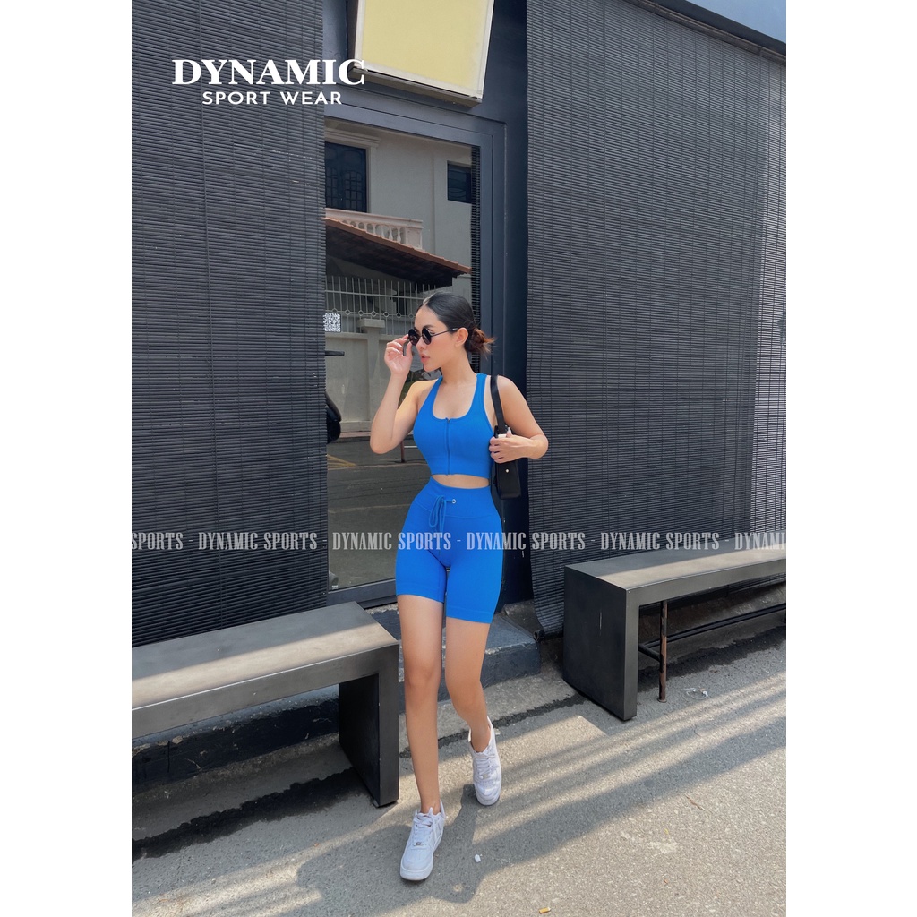 Quần đùi và Bra thể thao tập Gym, Yoga, Aerobic nữ Biker