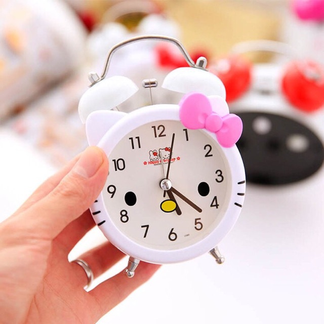 Đồng hồ báo thức hello kitty