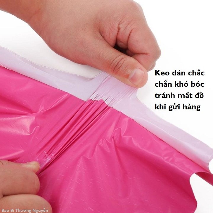200G Túi Niêm Phong SIZE 20x30 Màu Hồng Mạnh Mẽ, Túi 2 Da Dày Đẹp Dùng Đóng Gói Hàng Tiện Dụng, Bao Bì Thương Nguyễn