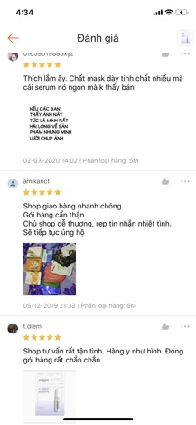 Mặt nạ Chando Niacinamide 4% lẻ 1M