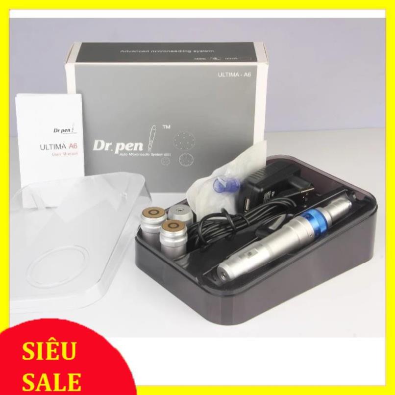 Máy Phi Kim A6 | Máy Drpen A6 | Máy Lăn Kim Cấy Phấn Cấy Tảo Dr Pen A6