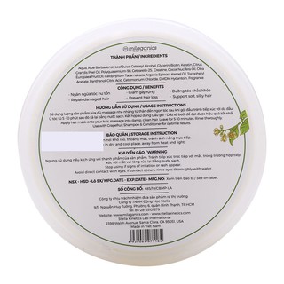 Kem ủ tóc bưởi Milaganics 250g