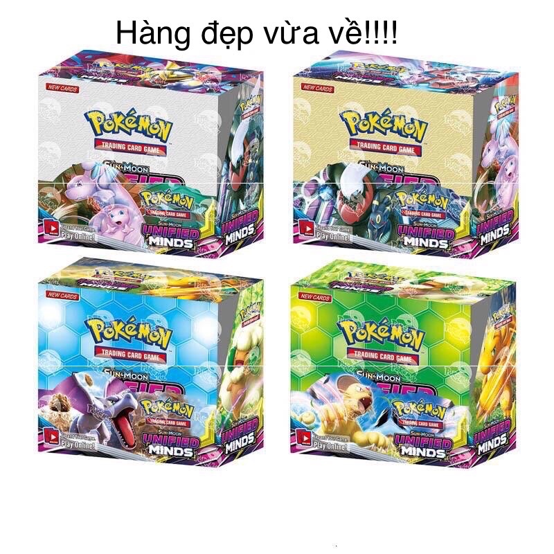 Hộp 160 Thẻ Bài Pokemon Giấy Tráng PVC Siêu Đẹp