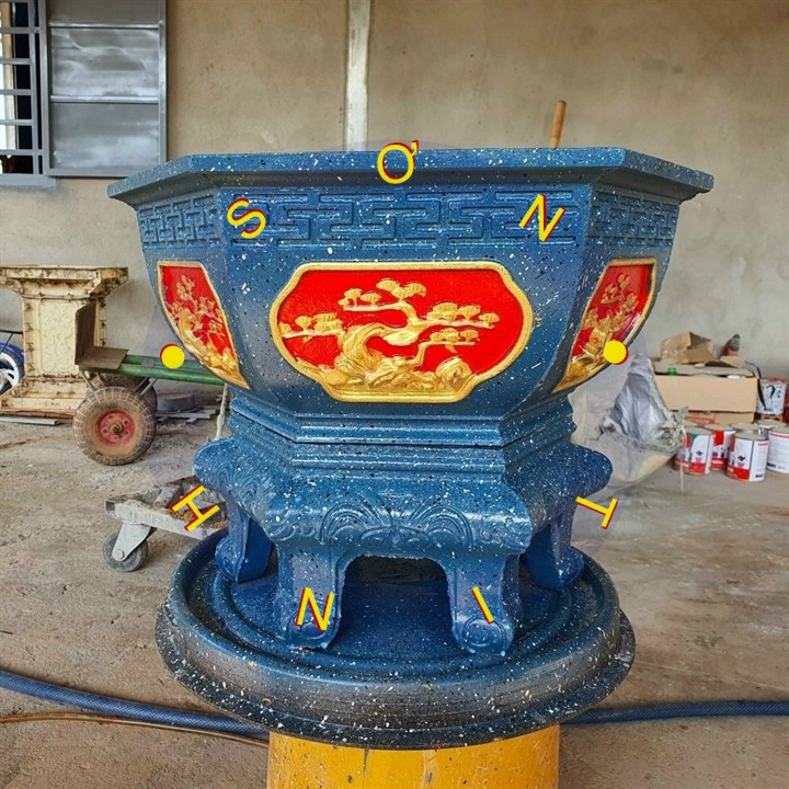 Sơn chậu Dolphin hệ nước màu đỏ 107 1 kg