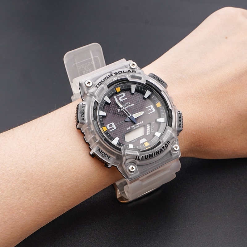 Dây đeo silicon thay thế chống nước cho đồng hồ Casio Aq-S810W Aqs810