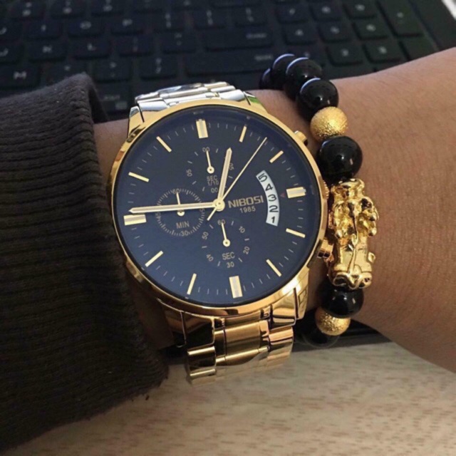 [GIÁ SỐC] Đồng Hồ Nam Nibosi 1985 Đẳng Cấp Doanh Nhân