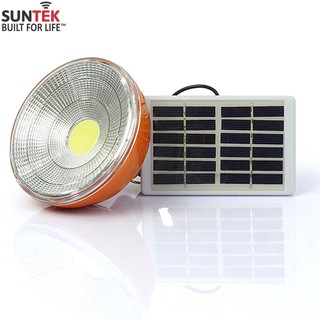 Bóng Đèn Tích Điện Năng Lượng Mặt Trời SUNTEK LED COB EP-025 3W - Hàng Chính Hãng - Bảo hành 1 năm