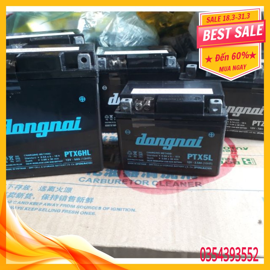 Bình ắc quy đồng nai habaco duarmoto cho các dòng xe bảo hành 1 nam
