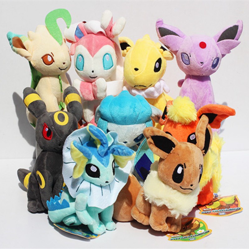 ✢◄❃Gấu Bông Pokemon Eevee 9 Hệ tiến hóa