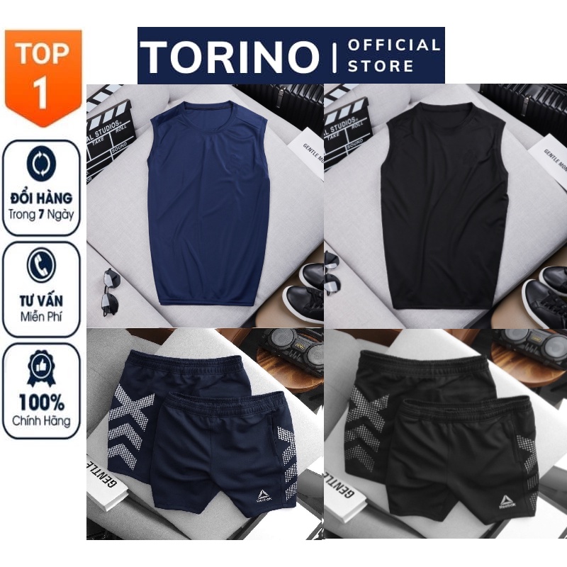 [ 𝐂𝐎𝐌𝐁𝐎 𝐑𝐄𝐄𝐁𝐎𝐊 ] Bộ Quần Áo thể thao nam, tập gym, chơi thể thao, chạy bộ cao cấp chất vải Thun 2 da co giãn