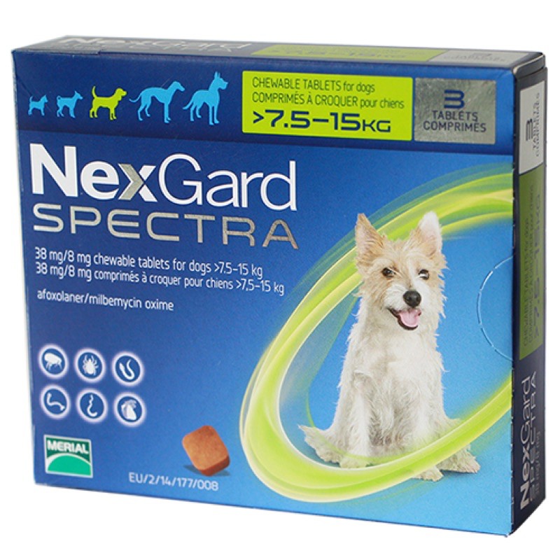 Nexgard Spectra cho chó từ 7.5-15kg