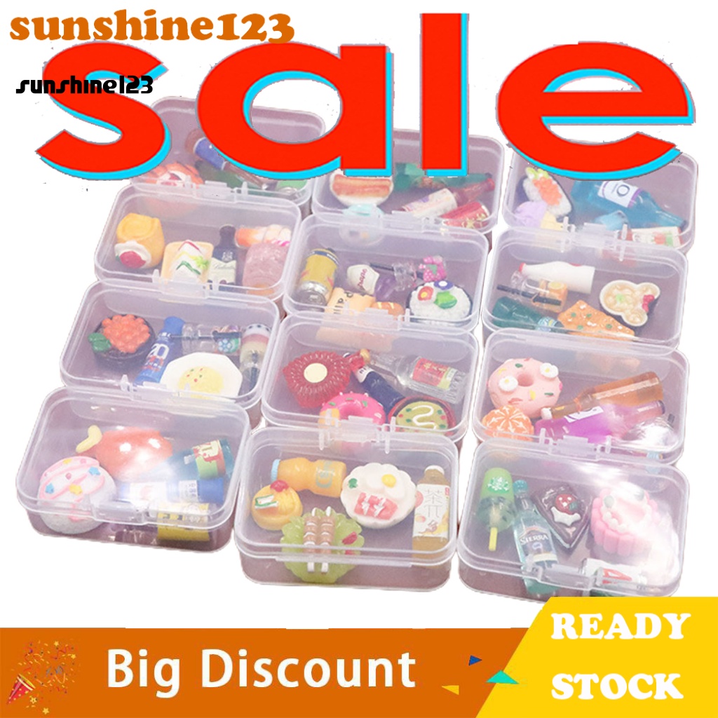 Mô Hình Thức Ăn Siêu Thị Mini Trang Trí Nhà Búp Bê Vận Chuyển123>