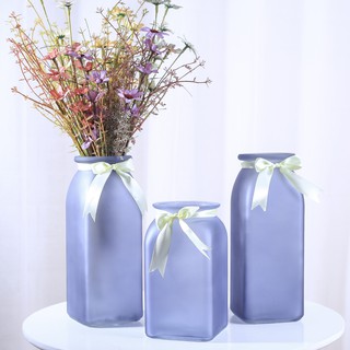 Bình hoa thuỷ tinh mờ size lớn