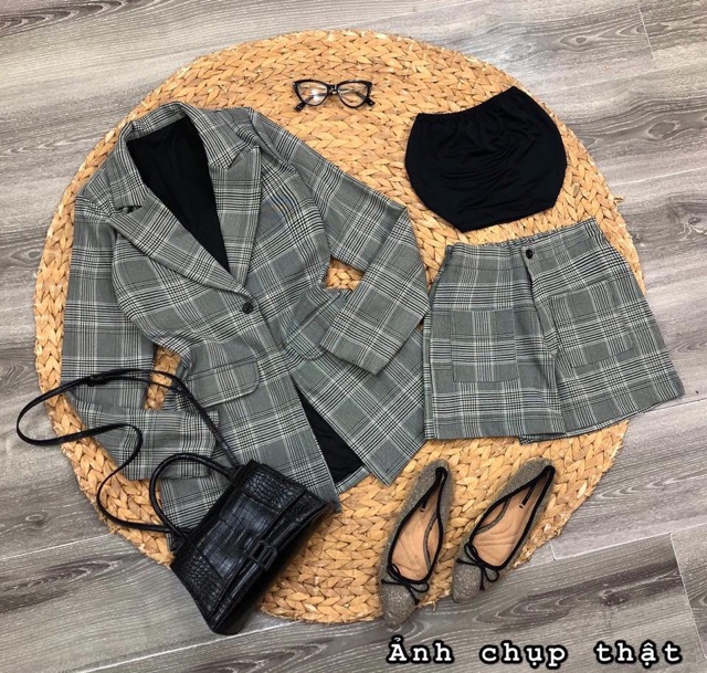 ❤️ SET VEST CARO ĐÙI + ÁO ỐNG #180k