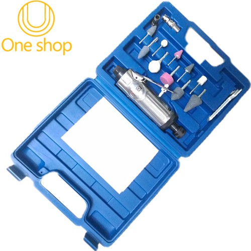 Bộ Máy Mài Hơi Mini Cầm Tay Die Grinder 8206 Trục Kẹp 3mm/6mm