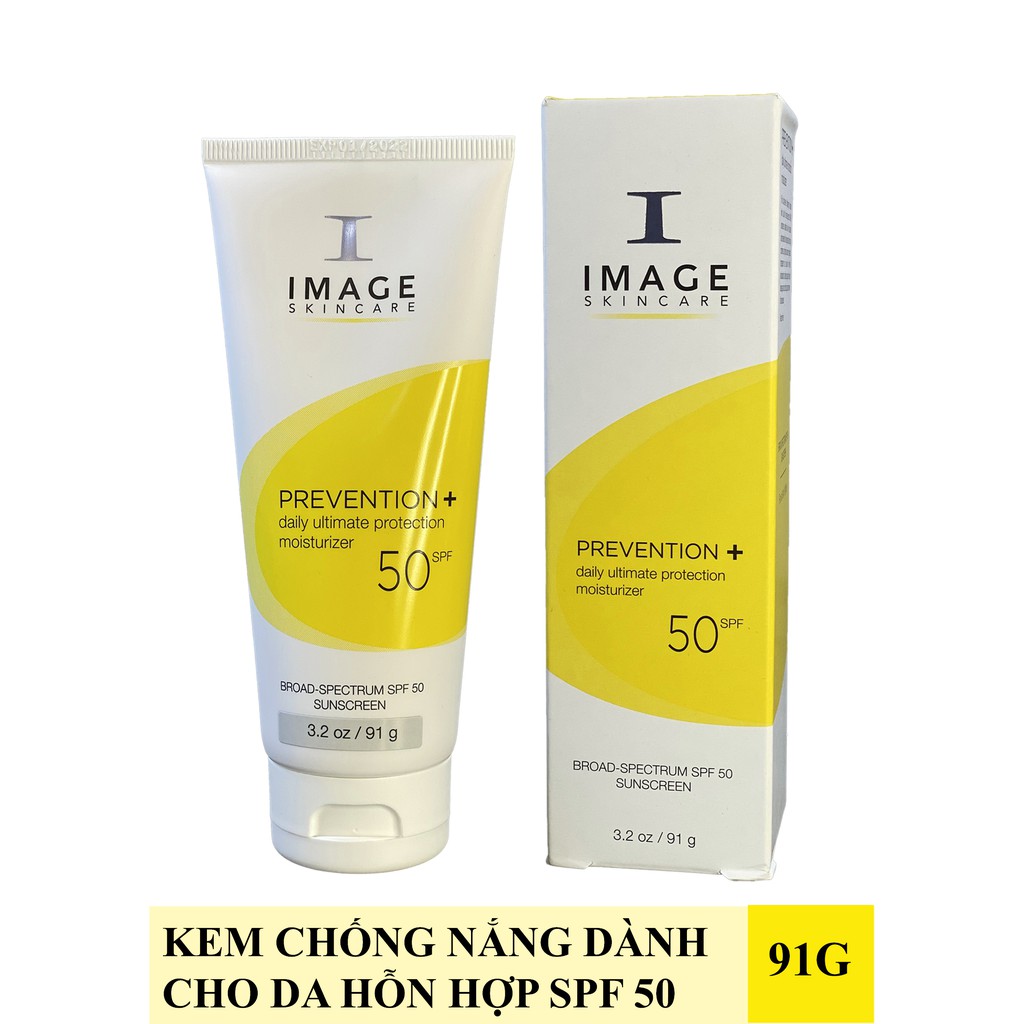Kem Chống Nắng Cho Da Hỗn Hợp Image Skincare Prevention+ Daily Ultimate Protection Moisturizer SPF 50+ 91G | BigBuy360 - bigbuy360.vn