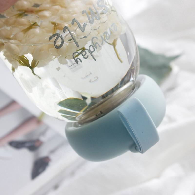 Bình nước thủy tinh phong cách Hàn Quốc dễ thương