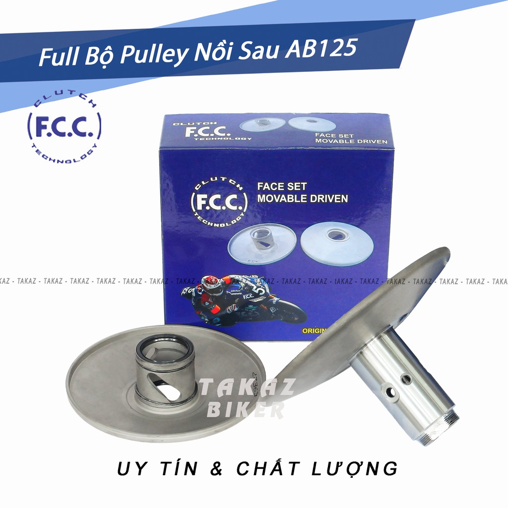 Bộ Nồi Sau Xe Airblade125 - PCX Đời 2013 gồm Pulley và Đế Ba Càng