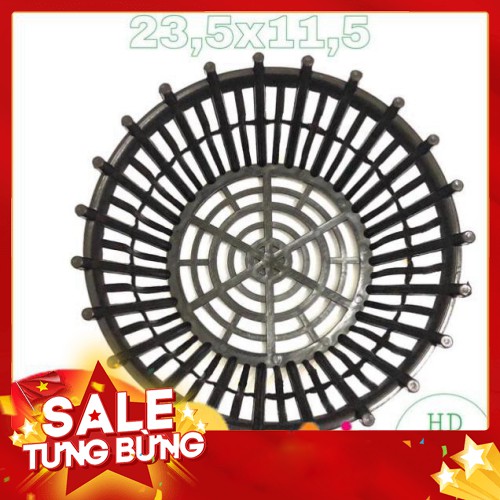 Chậu trồng lan có nan phụ