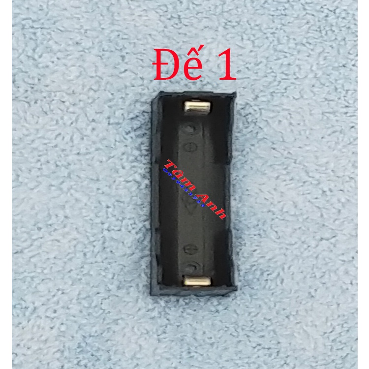 Đế Pin Li-ion 18650 Khay Hàn 1/2/3/4 Pin