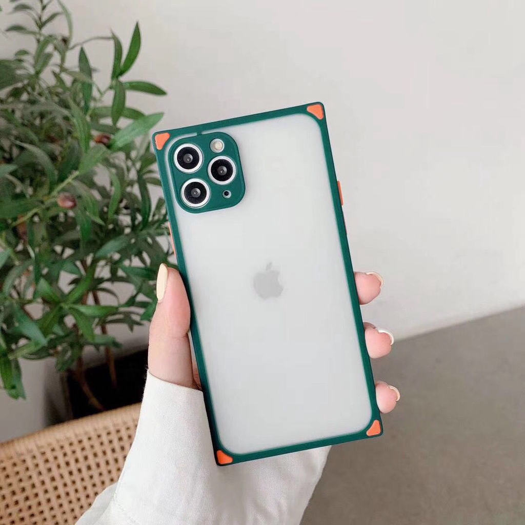 Ốp lưng iphone nhám mờ cạnh vuông 5/5s/6/6plus/6s/6splus/7/7plus/8/8plus/x/xr/xs/11/12/pro/max/plus/promax - Awifi U1-13 | BigBuy360 - bigbuy360.vn