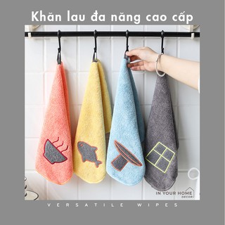 Khăn lau bếp đa năng bằng vải siêu mịn , khăn lau chén bát cùng khả năng thấm hút nước tốt