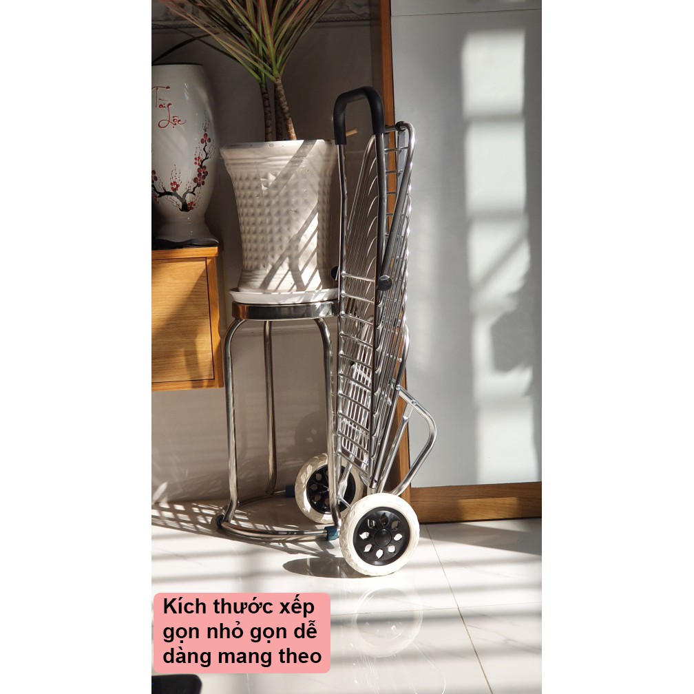 Xe đẩy hàng, đi chợ gấp gọn