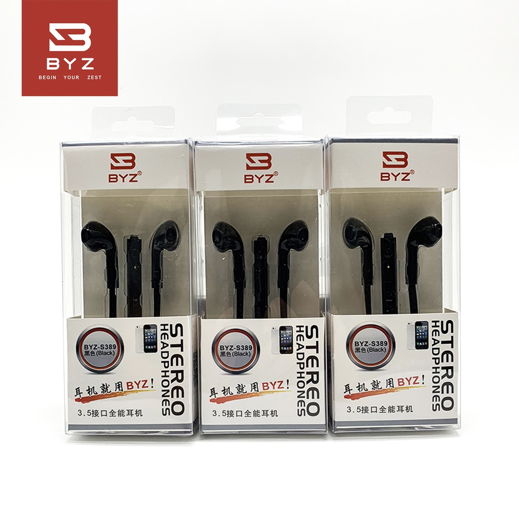 Tai Nghe Nhét Tai Dây Dẹt BYZ S389  NGỌC ANH MOBILE
