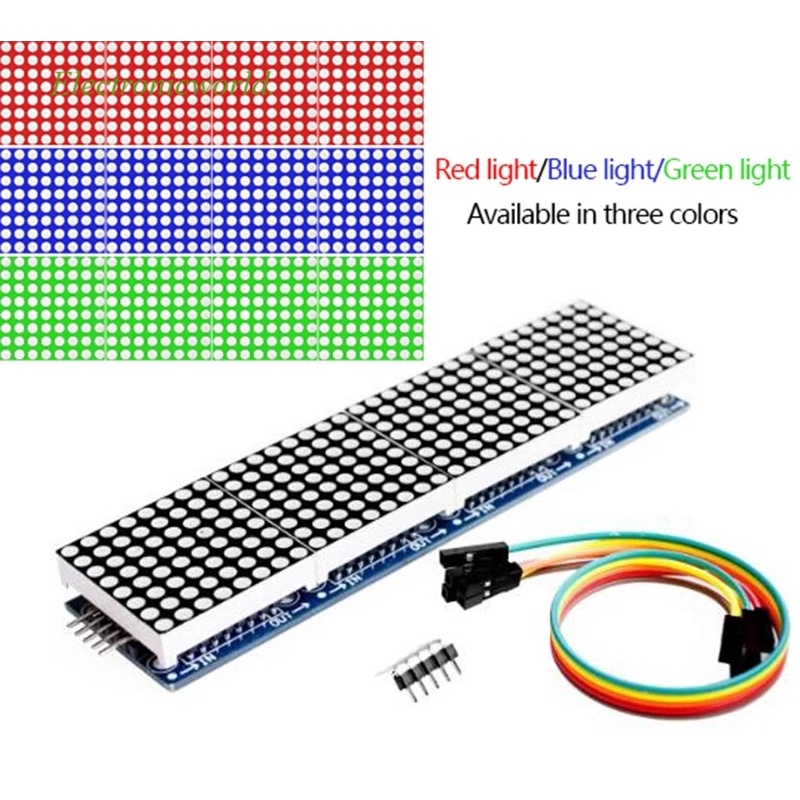 Mô Đun Điều Khiển Ma Trận Max7219 4 Trong 1 Hiển Thị 5 Dây (H6A4)