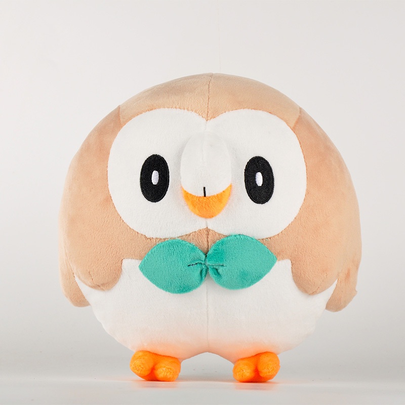 Thú Bông Pokemon Chim Cú Mèo Rowlet  xinh xắn dễ thương  hàng chính hãng pokemon mới 100%