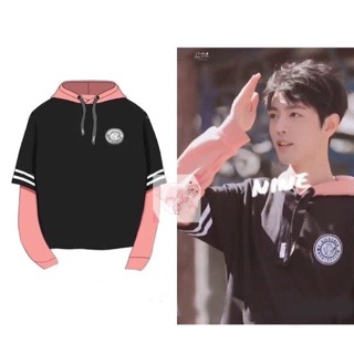 (ORDER_Ảnh thạt) Áo sweater mix 2 màu Tiêu Chiến