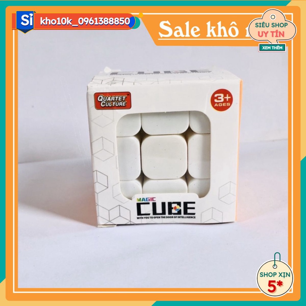 Đồ chơi Ru Bíc Speed Cube 3x3x3, Rubic 3 Tầng Khối Lập Phương Ma Trận Lõi Cứng Cáp, Xoay Trơn, Siêu Mượt