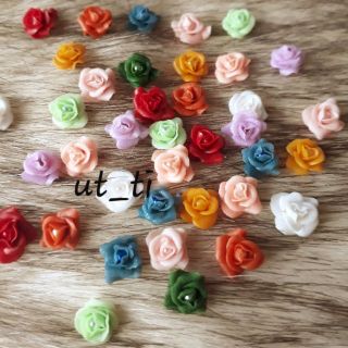 hoa bột mỹ nail( hồng mini) 0.6-0.8cm