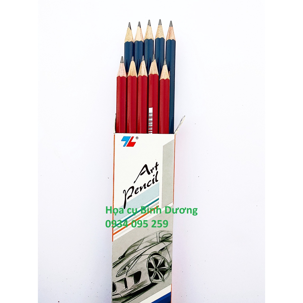 Bút chì gỗ 2B GP-01 ( hộp 10 cây)