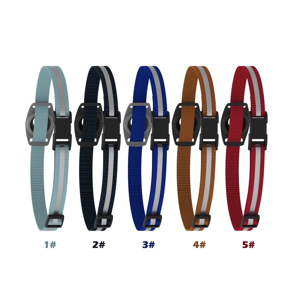 Vỏ bọc bảo vệ bằng nylon canvas mềm chống thất lạc cho thiết bị Apple Airtag case Tracker
