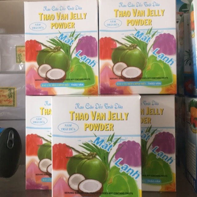 Rau Câu Trái Dừa Thảo Vân x 1 hộp 12 gói