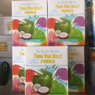 Rau Câu Trái Dừa Thảo Vân x 1 hộp 12 gói