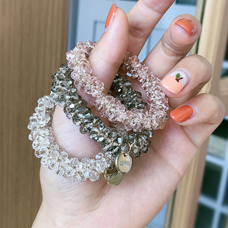 Dây Buộc Tóc Đính Ngọc Trai Thời Trang Cho Nữ