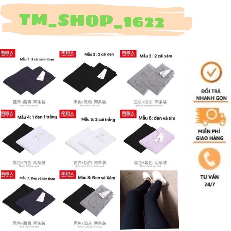 Quần Legging Nữ Narijen chính hãng dài cao cấp, co giãn 4 chiều, vải đẹp dày, thoáng mát không xù lông