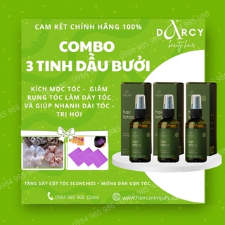 Combo 3 chai tinh dầu bưởi vi jully