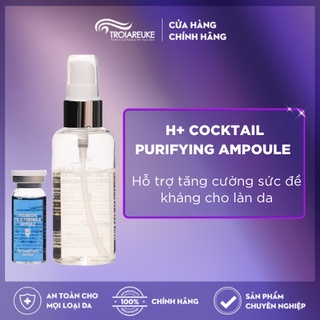 TROIAREUKE - Xịt khoáng H+ Cocktail Purifying Ampoule (Blue) (200ml)