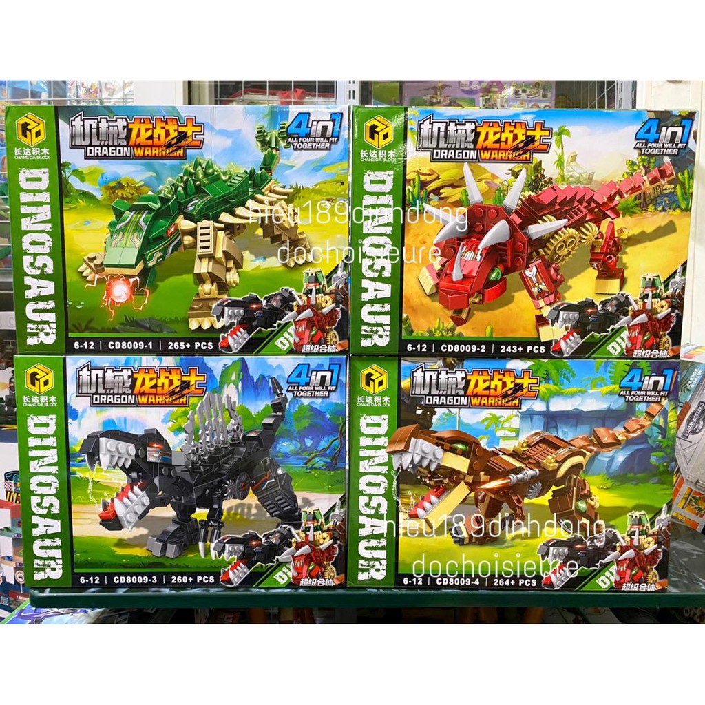 Lắp Ráp xếp hình 8009 : Khủng long