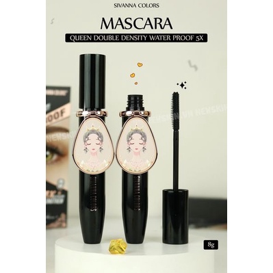 Mascara Làm Dày và Cong Mi Sivanna Colors Density Magic Mirror WATER PROOF 5X HF924