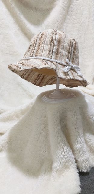 Mũ vải thô cho bé - hàng xuất Nhật