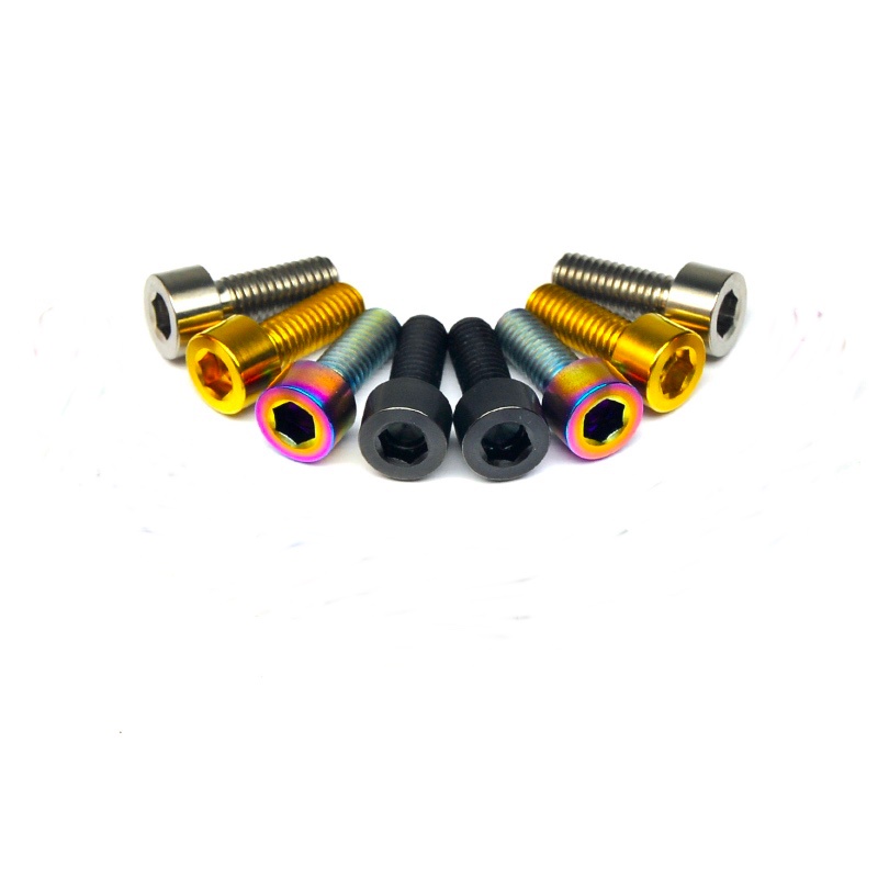 Ốc Vít Titan M5 x 10 12 16 18 20 25mm Chuyên Dụng Cho Xe Đạp
