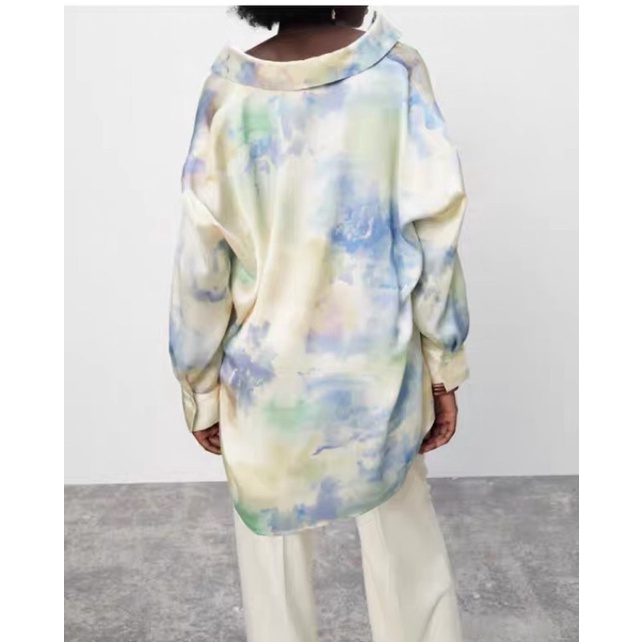 📎SƠMI LỤA HOẠ TIẾT LOANG #ZARA AUTHENTIC TUỒN STORE🖇