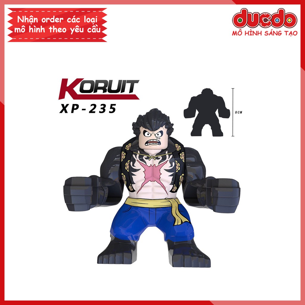 Bigfig Gear Fourth Luffy và Nightmare Luffy - Đồ chơi Lắp ghép Xếp hình Mini Minifigures Big Fig KORUIT XP235 XP236  KT