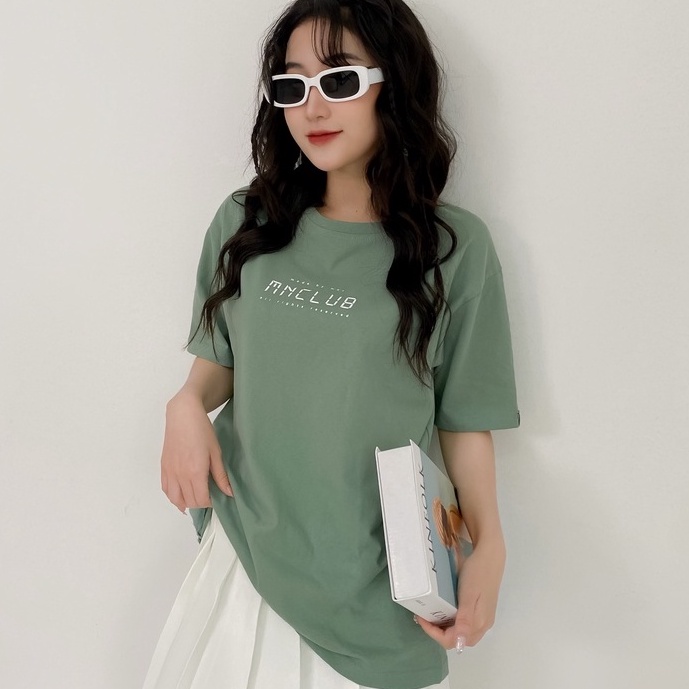 Áo thun/phông cộc tay unisex Mina studio HT411 chất liệu cotton thấm hút mồ hôi phong cách trẻ trung
